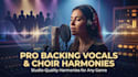 record pro backing vocals and choir harmonies