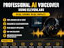 create professional human like ai voiceovers using elevenlabs