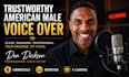 record an american male voice over