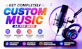 create full custom ai song with custom lyrics like real song