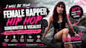 write and record a professional female hip pop rap verse