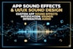 create custom app sound effects, UI UX sound design and notification sounds