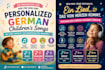 create a personalized german childrens song for your kid with ai