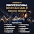 provide a professional korean or english voiceover