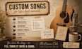 turn your story into a personalized custom song