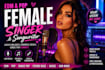be your edm, pop female singer and songwriter