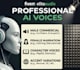 do professional ai voice over using elevenlabs