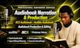 be your audio book narrator and editor