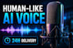 create realistic ai voice overs with natural human voices