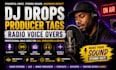 record deep powerful dj drop and producer tags with 24hr