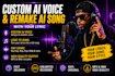 create custom ai generated voice, remake ai song with your lyric using suno ai