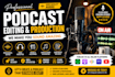 launch podcast professional editing, production distribution
