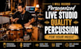 record live studio quality drum and percussion instruments for your music
