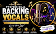 record professional vocal harmonies to your music
