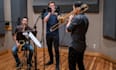 record brass horn section, saxophone trumpet trombone for your project