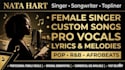write a professional custom song lyrics melody