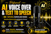 create a custom  text to speech, ai voice changer