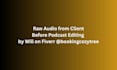 edit and mix your podcast episode professionally