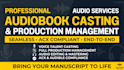 audiobook promotion management and casting