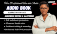 be your professional female audiobook narrator