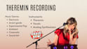 record experimental theremin for electronic experimental pop cinematic ambient