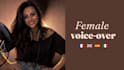 record a french female voiceover