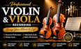 record expressive violin and viola for your music
