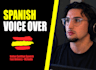 record a professional european spanish voice over