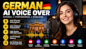 create professional german ai voice over and text to speech