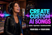 create studio quality custom ai song with realistic vocals