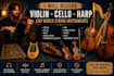 record violin, viola, cello, contrabass, theremin for your track