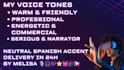 do professional female spanish voice over
