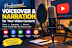 record an engaging youtube voiceover and narration