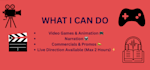 voice acting, voice over, narration