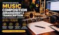 compose, arrange, or transcribe for any ensemble and instrument