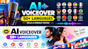 create natural ai voice over in 50 plus languages