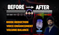 clean up and enhance your audio with noise reduction