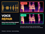 remove noise, hum, clicks and echo