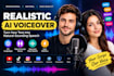 create realistic ai voice overs in 70 plus languages
