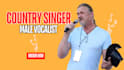write a country song lyrics and record it with a deep baritone voice