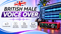record a professional british male voice over