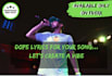write great lyrics for your rap and hiphop song