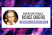 record guided meditation, affirmations, hypnosis female voice over