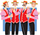 sing happy birthday as a barbershop quartet