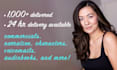 record an american female voiceover