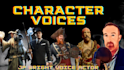 voice over human male character voices for video games and cartoon