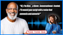 record a conversational american male voiceover