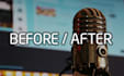 professionally clean up and level match your audio