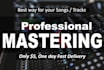 mix and master your song professionally
