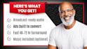 create radio ads that sell with a deep voice